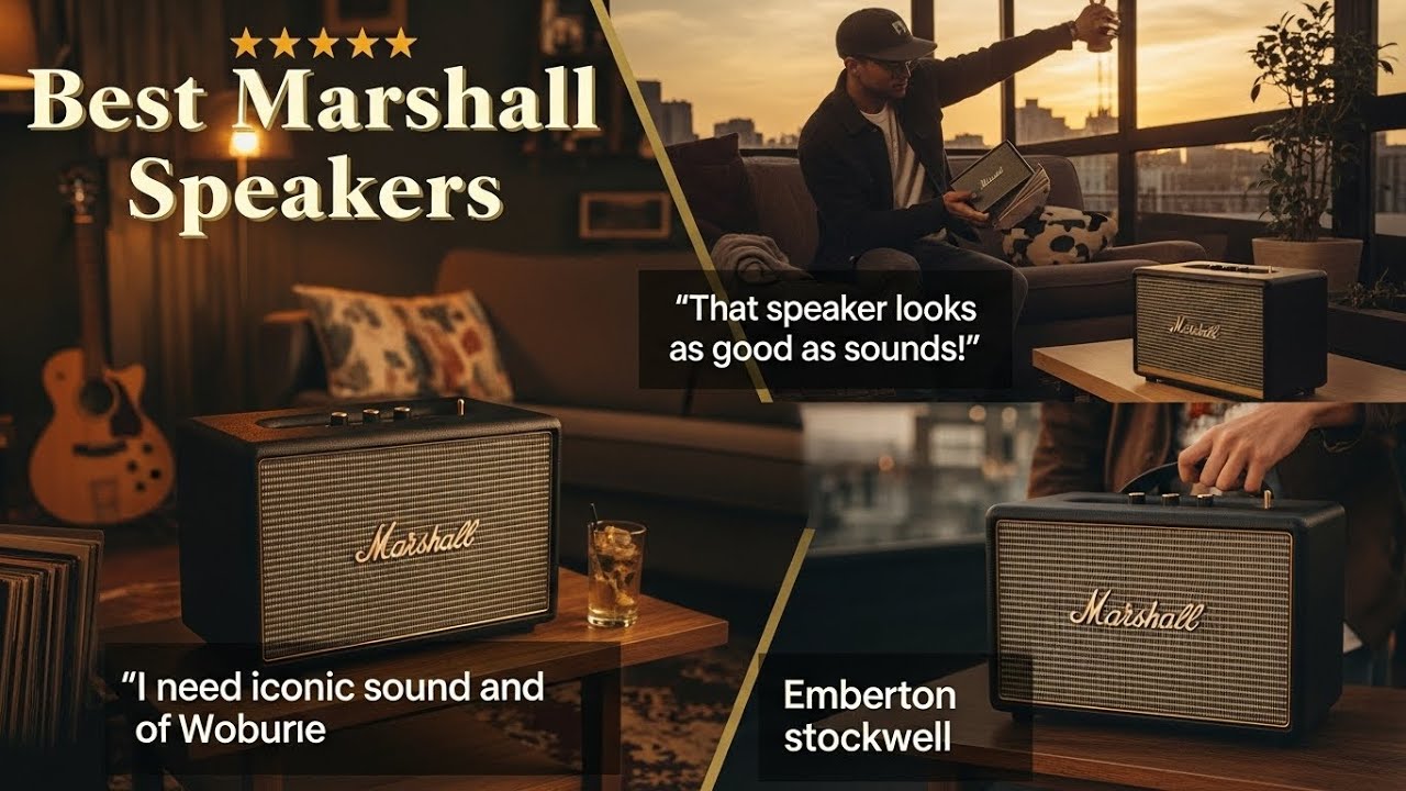 TOP 5 Best Marshall Speakers 2026 || The Most Stylish Speaker Ever Made✨ ||