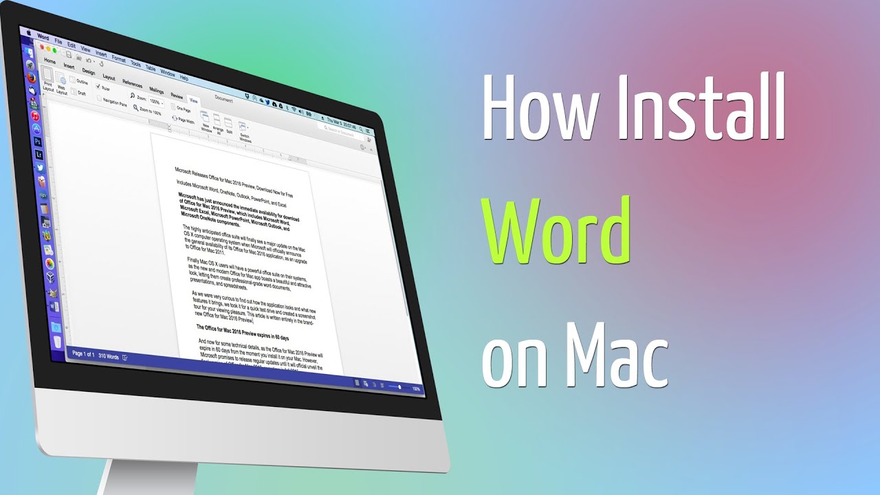 tutorials for using word on a mac