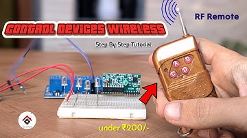 4 Channel Wireless RF Remote Control Transceiver Module | Convert Any Devices Wireless 🖲️