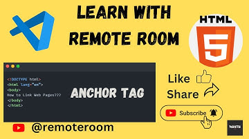 How to link web pages? | Anchor tag Tutorial | HTML 5 | Web Development