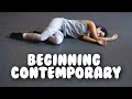 Beginning contemporary dance i follow along class with tiandme