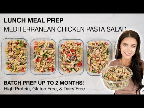 Mediterranean Pasta Salad [Meal Prep] - She Likes Food