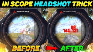 IN SCOPE HEADSHOT TRICK 🔥 | FREE FIRE IN SCOPE HEADSHOT TIPS AND TRICKS | BEST PRO HEADSHOT SETTING