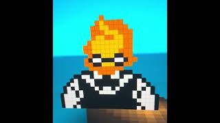 undertale grillby pixel art