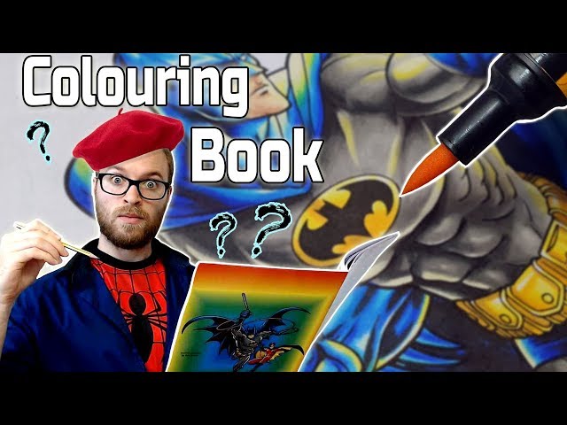 Professional Artist Colors a CHILDRENS Coloring Book?. Again, BATMAN