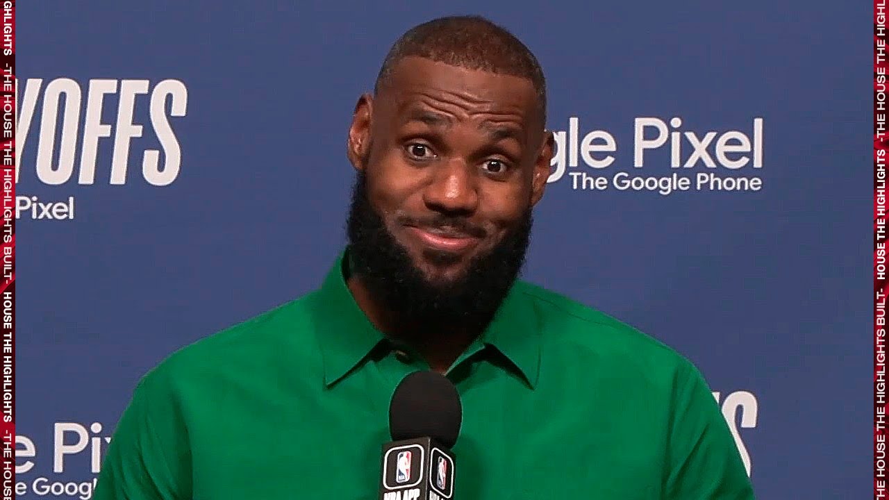 LeBron James on Bronny's Commitment to USC & Game 3 Win vs Warriors, Postgame Interview
