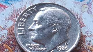 👉 $ 50,000 👈 If You Have it! Very Rare error coin U.S 1986 ROOSEVELT DIME Worth Money