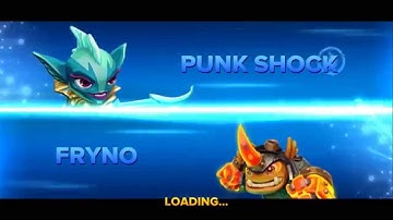 SKYLANDERS SWAP FORCE PUNK SHOCK VS FRYNO