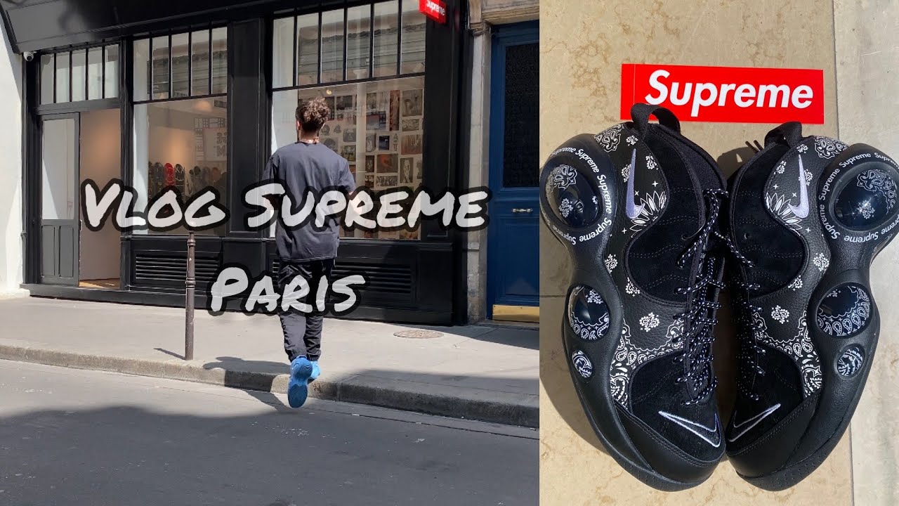 Supreme X Nike Air Zoom flight 95 Black Unboxing on feet Vlog 