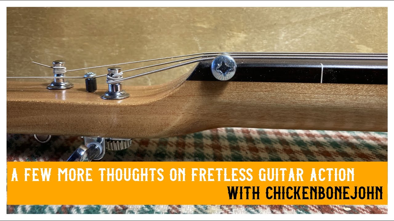 Getting the action right on fretless cigar box guitars YouTube
