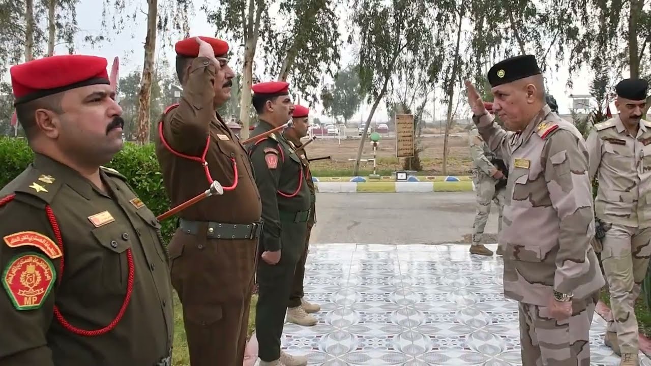 معاون رئيس أركان الجيش للإدارة يزور مدرسة الانضباط العسكري ومستوصف واسط العسكري