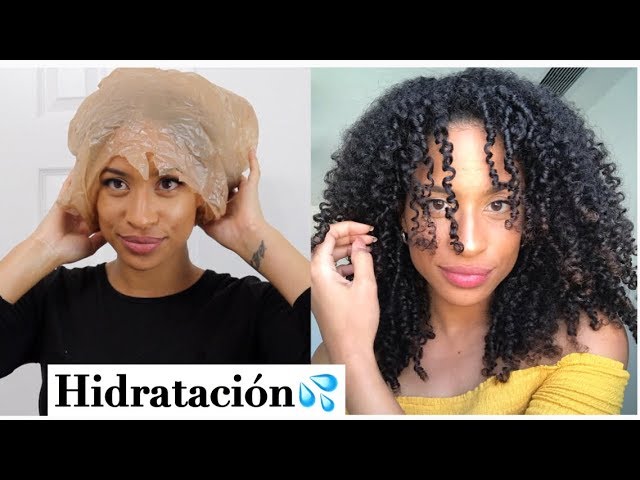 MASCARILLA CASERA para cabello reseco, sin brillo dañado | Reto Hidratación - YouTube