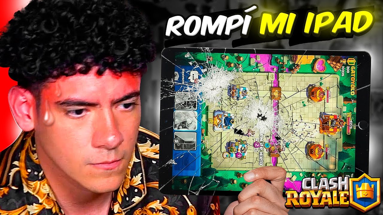 HASTA ROMPI MI IPAD POR CULPA DE CLASH ROYALE, MI MAYOR ENFADO JUGANDO !! - TheDonato Live