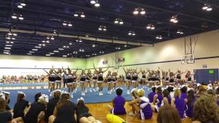 THS Cheerleaders at UK for UCA Cheer Camp 2015