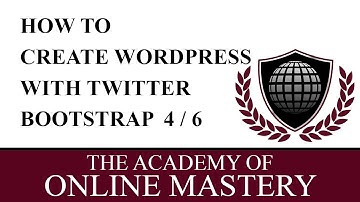 Learn how to create a Wordpress Theme with Twitter Bootstrap 4 of 6