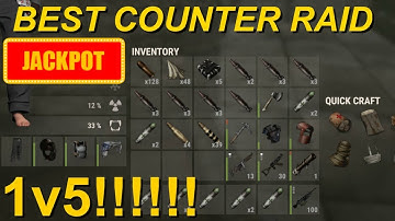 COUNTER RAID JACKPOT | Rust solo survival