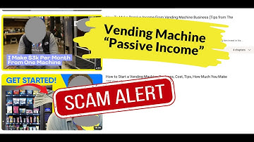 Vending machine passive income WARNING: Why you should avoid the vending machine business (2024)