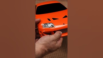 3D Printed Fast and Furious Toyota Supra Rc Car - 3D Printing Timelapse