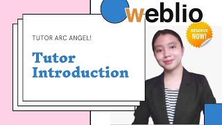 TUTOR INTRODUCTION | WEBLIO
