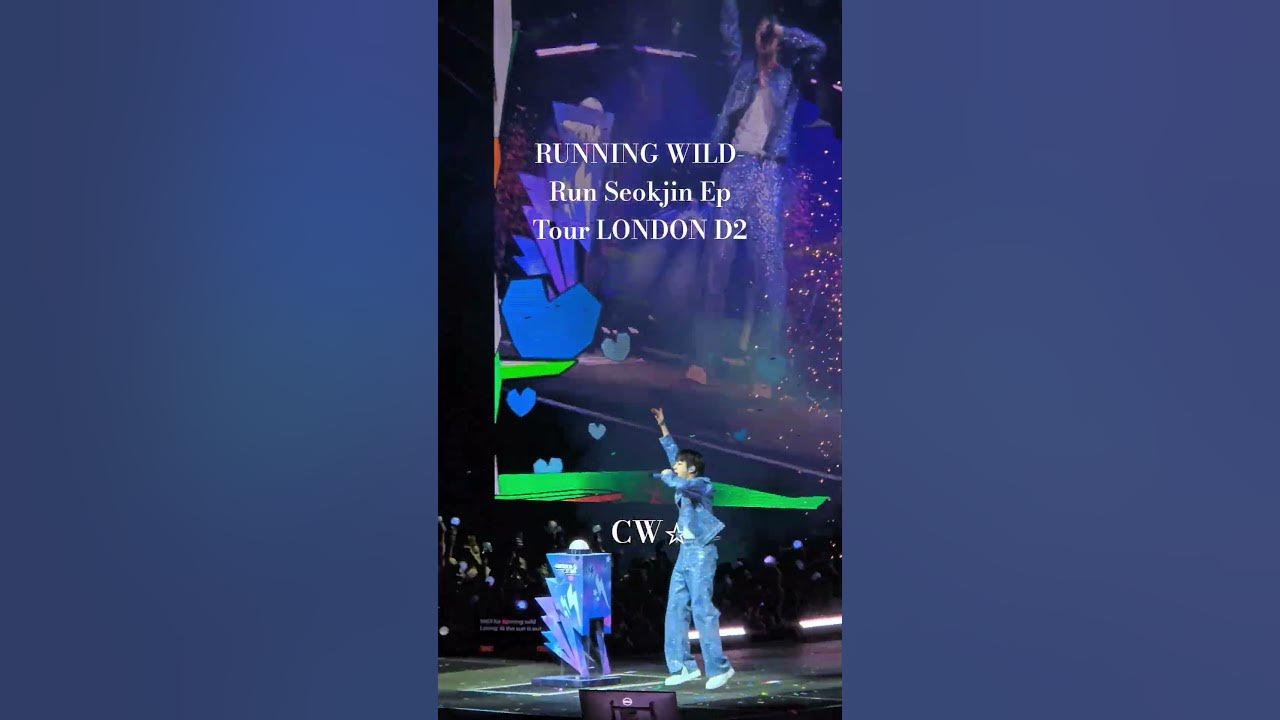 Running Wild #runseokjin_eptour_london #runseokjin_eptour #kimseokjin #jin #jinbts #bts #btsarmy