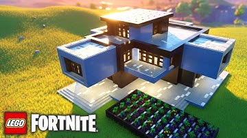 LEGO Fortnite Beginners Tutorial: How to build a MANSION | Step by step