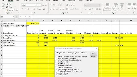 Free Software to help your Church Count and Record...