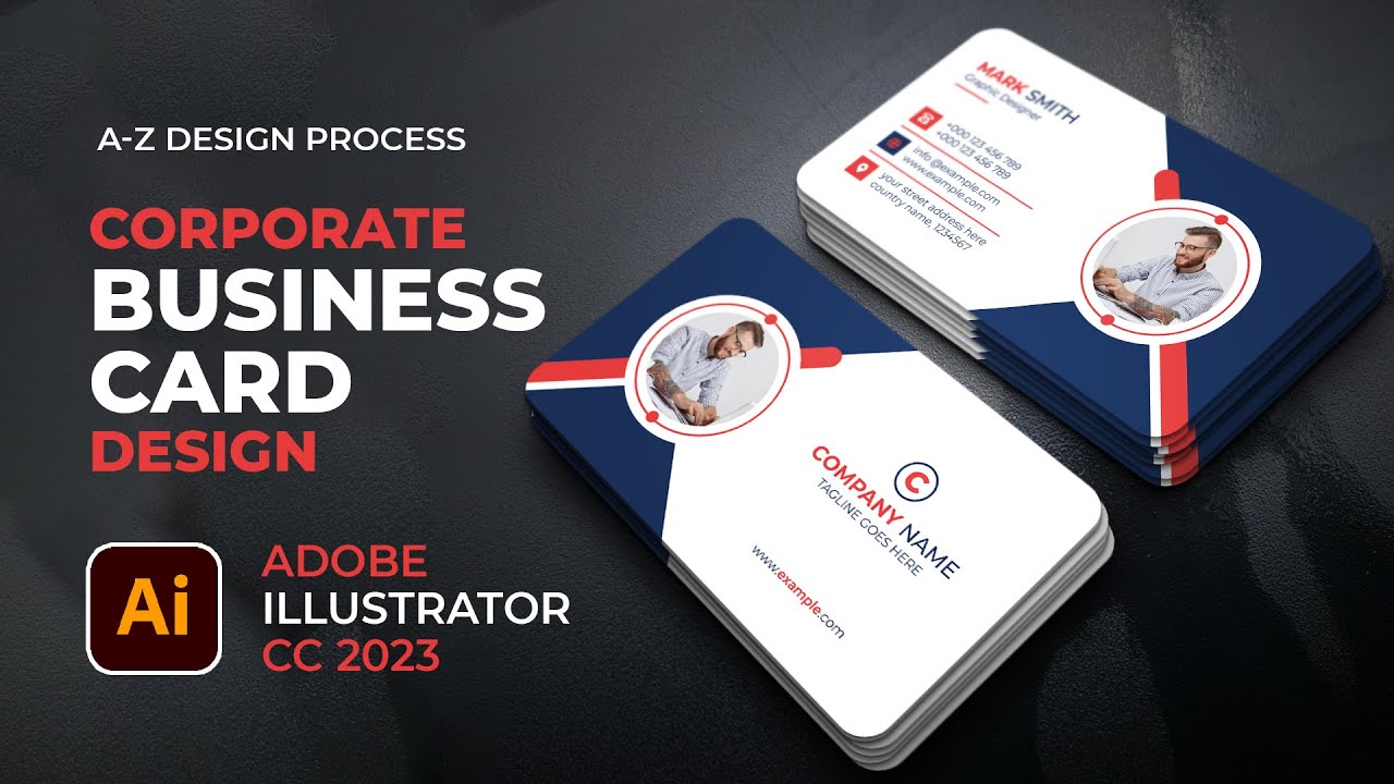 How To Create A Modern Corporate Business Card Design in Adobe