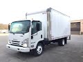 2020 Isuzu NPR Gas HD with 16 foot Morgan Body with 12ft runner ramp