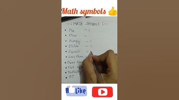 Math symbols😎 Easy tricks 🔥#shorts #easytrick #viral #math ✍️😎🔥