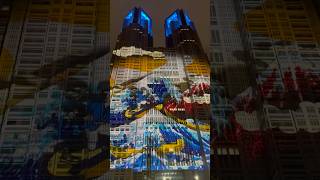 World’s largest projection mapping display😍🇯🇵 #tulu #vlog #japan #shorts #reels