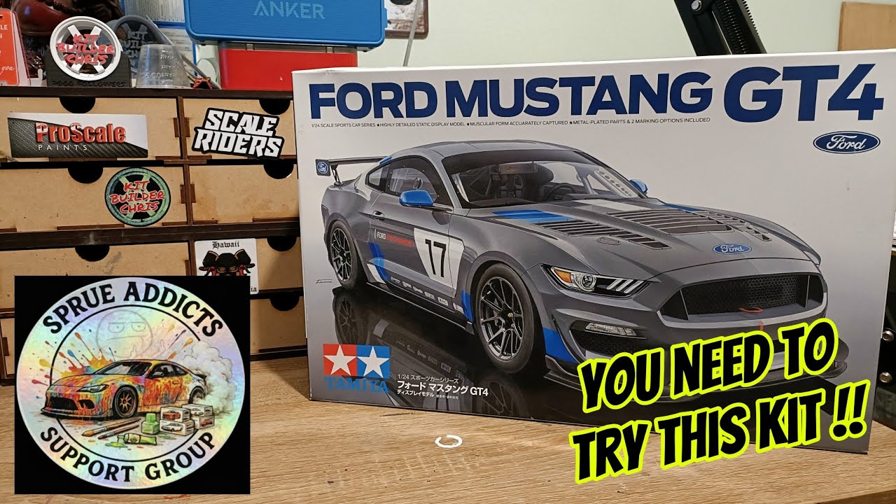Tamiya Ford Mustang GT4 - you need to try this kit!! - YouTube