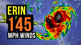 Erin Gets Stronger and becomes a Major Hurricane...