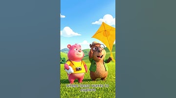 Capy & Lotso đi thả diều | Capy & Lotso Fly Kites in the Countryside #cartoon #funny #capybara