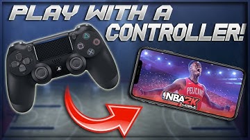 Playing NBA 2K Mobile With A PS4 Controller So Smooth!!