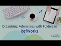Organizing references with folders in refworks