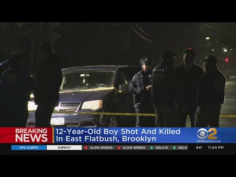 12-year-old boy shot, killed in East Flatbush, Brooklyn