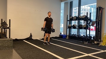DB Squat Jump w/ Eccentric Drop