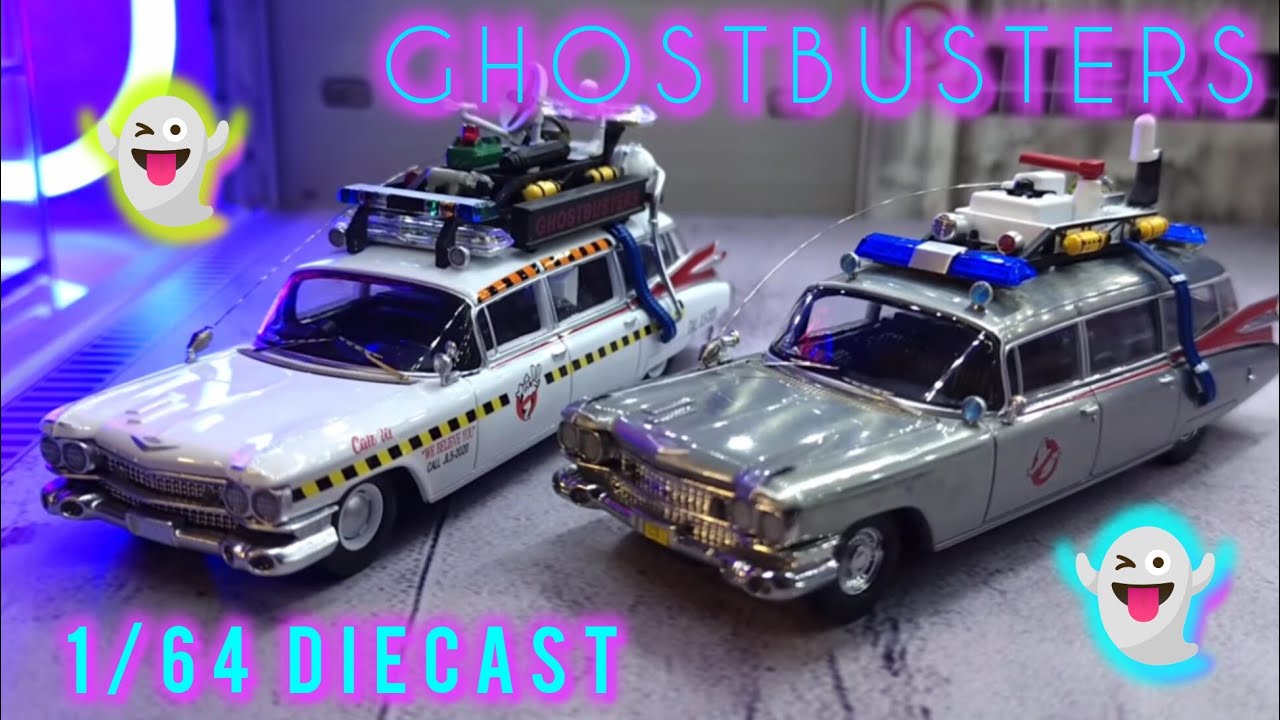 👻Ghostbusters👻 Ecto-1 Clear Edition Diecast 1/64