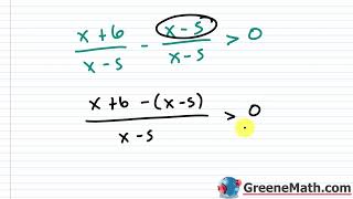 Solving Rational Inequalities Practice Test Full Solutions