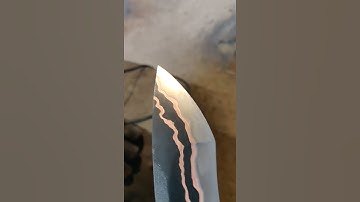 File test after quenching cu-mai knife #shorts