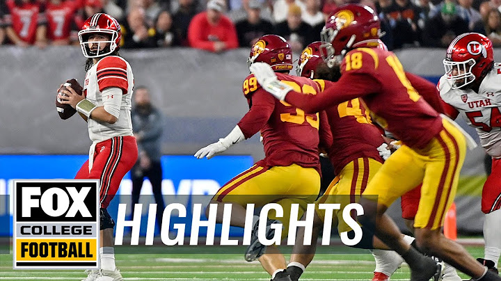 No. 11 Utah vs No. 4 USC PAC-12 Championship | CFB on FOX