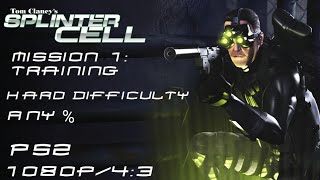 Tom Clancy&#39;s Splinter Cell (PS2) - Mission 1: Training - Any% Hard Difficulty