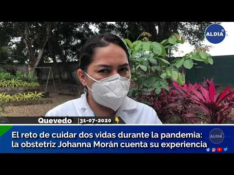 La obstetriz Johanna Morán y su rol atendiendo a mujeres embarazadas durante la pandemia