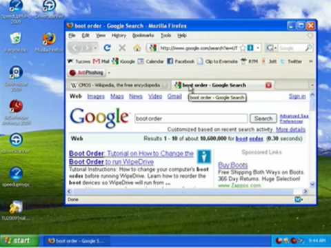 Changing the Windows XP boot order hqdefault