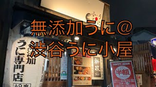 SHUYA VLOG #6 渋谷散歩〜うに小屋【無添加うに美味すぎる！！】
