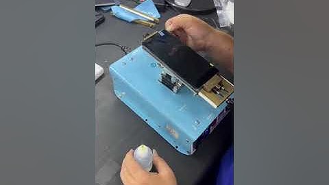 M-Triangel ML-03 3W UV Cold Laser Separator Machine Curved screen middle frame removal  Video 2