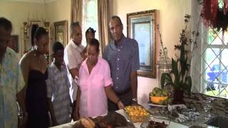 St. Vincent & Grenadines Christmas in the Caribbean... dinner cooking Family songs Rum dinner