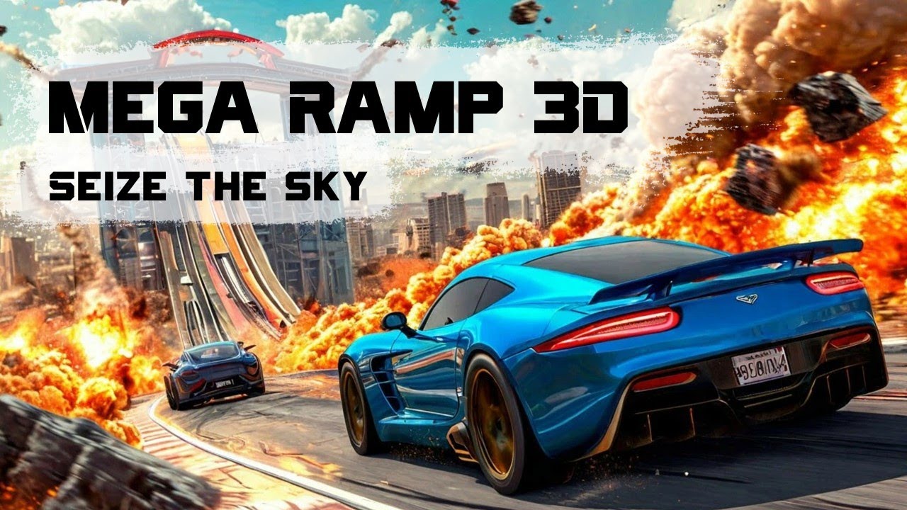 Super Crazy Mega Ramp GT Car Stunt Racing - Extreme Car Stunt Beaming ...