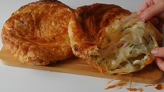 BİR HAFTADA TAM 4 KERE YAPTIM‼YİYEN BİRDAHA İSTİYOR‼EL DEĞMEDEN UFALANIYOREL AÇMASI BÖREK TARİFİ