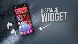 How to Add Distance Widget on iPhone (tutorial)